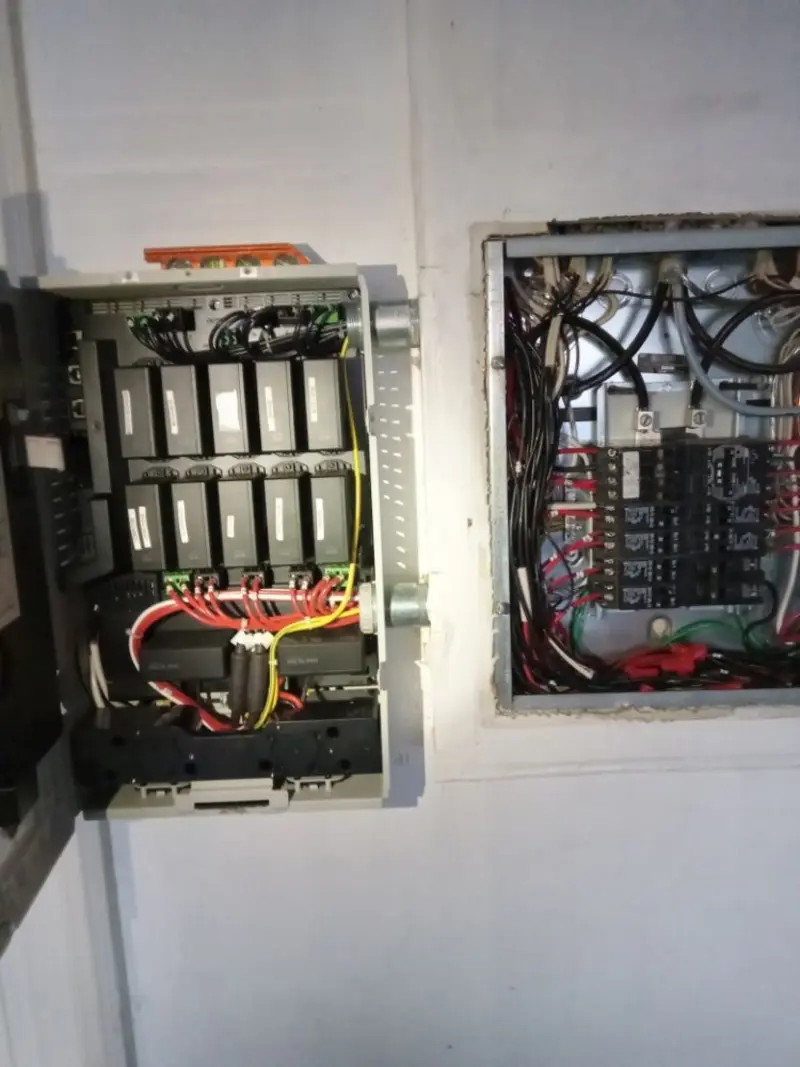 Electrical panel upgrade completed for Ring Doorbell Installation in Grapevine